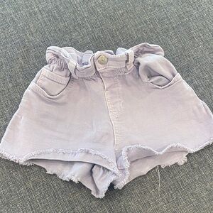 Zara Light Purple Kids Shorts
